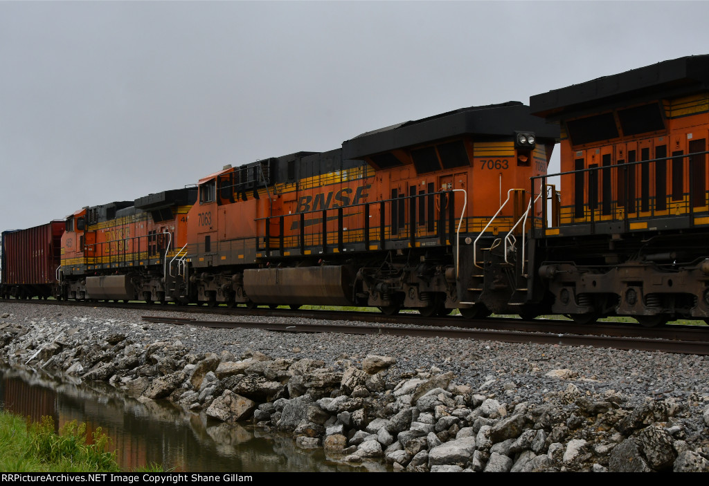 BNSF 7063 Roster shot.